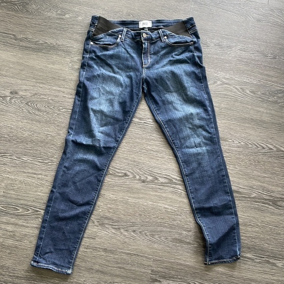 ⭐️HP⭐️Sz30 Paige Verdugo Ultra Skinny Maternity denim Nottingham wash EUC - Picture 8 of 14